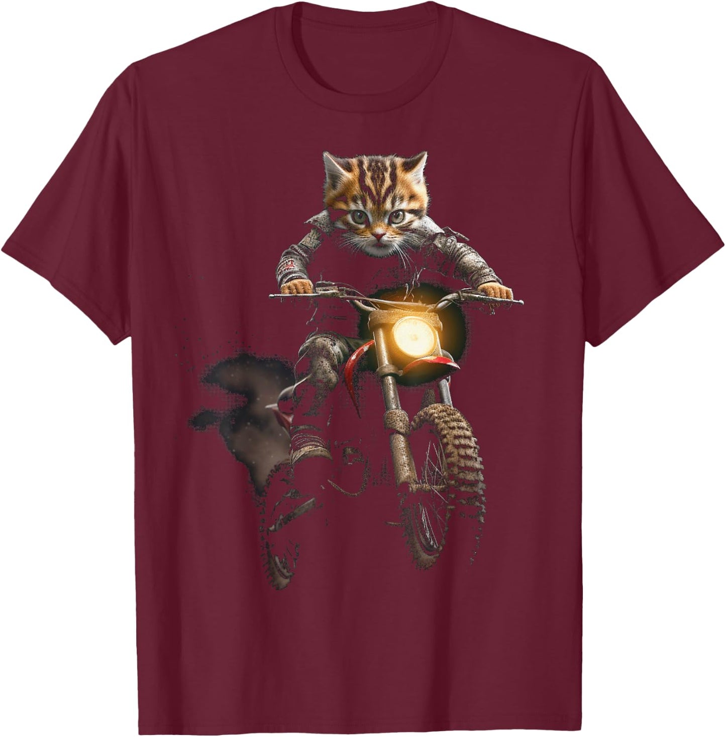 Brraaap Funny Dirt Bike Motocross For Riders T-Shirt - T-Shirt | Maroon