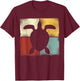 Sea Turtle Tortoise Retro Vintage T-Shirt - T-Shirt | Maroon