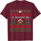 Most Likely To Decorate Her Dachshund Dog Christmas Sweater T-Shirt - T-Shirt | Maroon
