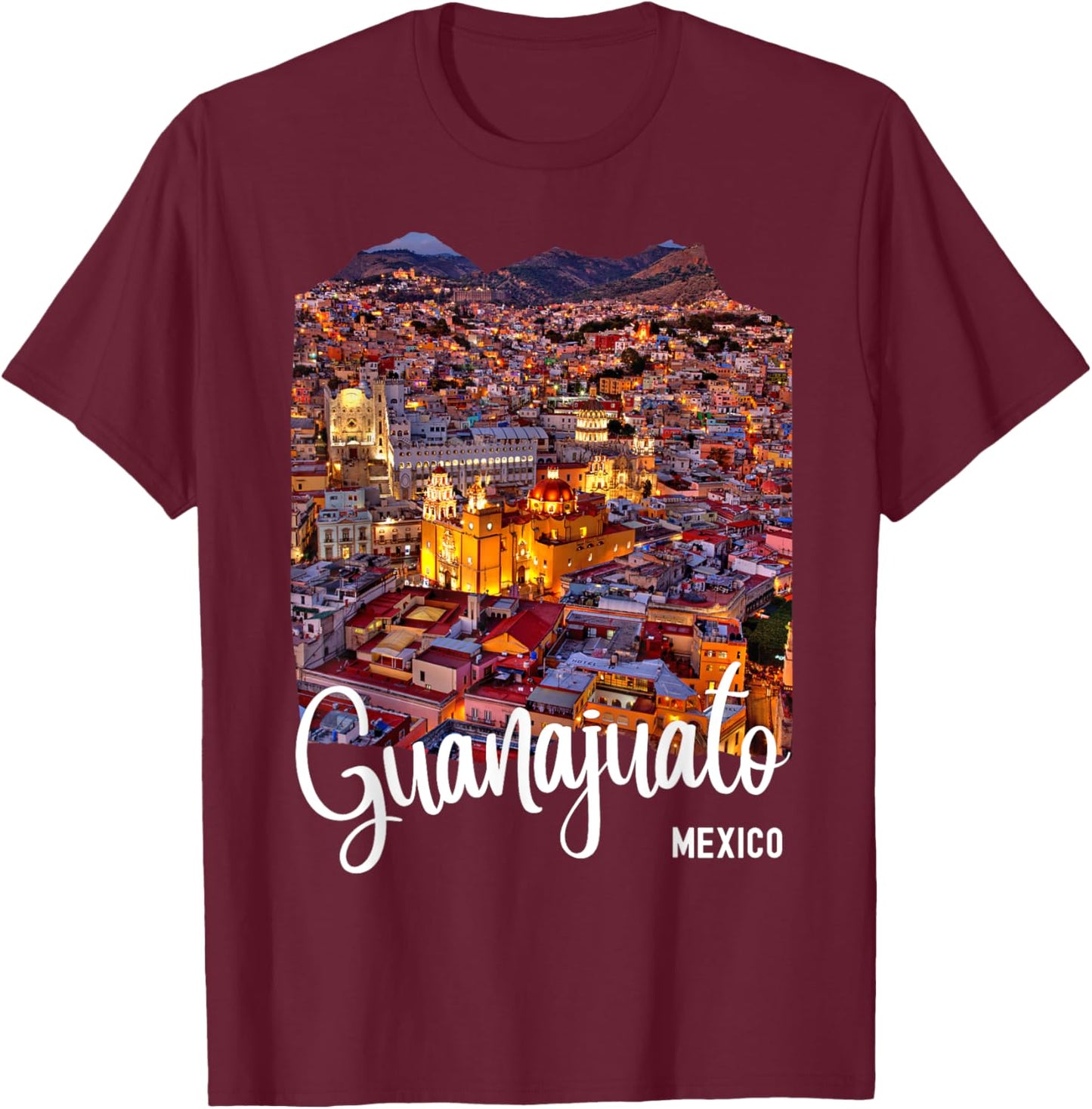 Guanajuato Souvenir Guanajuato Mexico T-Shirt - T-Shirt | Maroon
