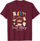 True Story Faith Based Christmas Holly Night Nativity Story T-Shirt - T-Shirt | Maroon