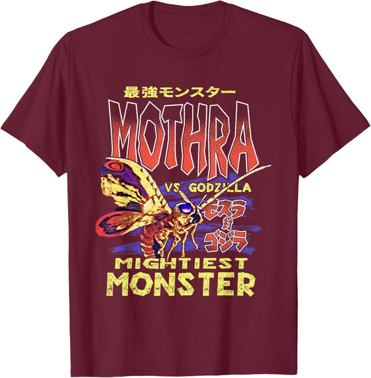 Godzilla Mothra Mightiest Monster T-Shirt - T-Shirt | Maroon