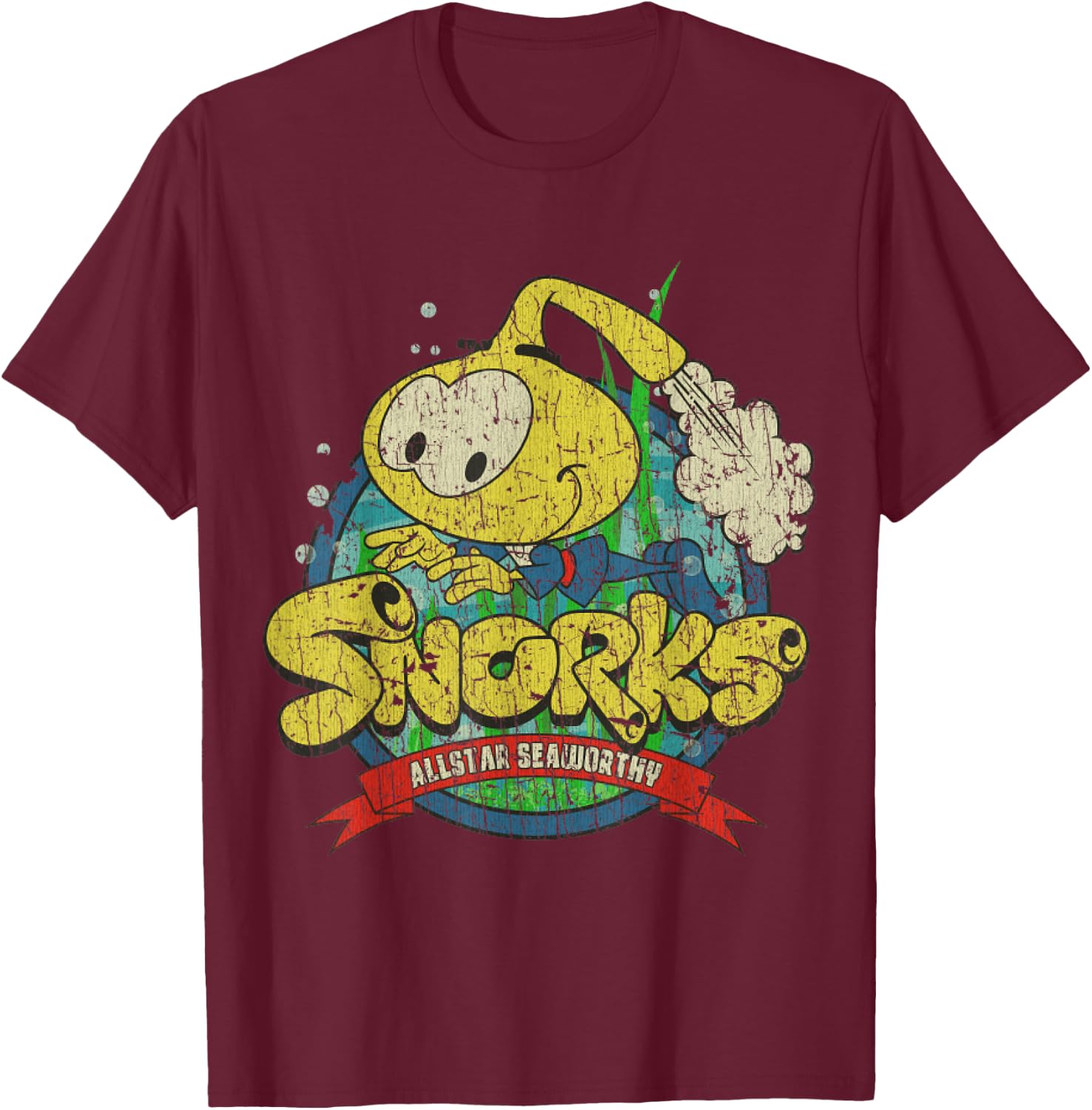Allstar Seaworthy the Snork 1984 T-Shirt - T-Shirt | Maroon