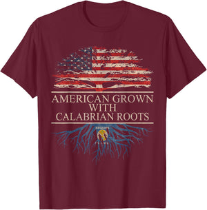 American grown calabrian roots T-Shirt - T-Shirt | Maroon