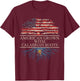 American grown calabrian roots T-Shirt - T-Shirt | Maroon