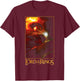 The Lord Of The Rings You Shall Not Pass! Balrog Poster T-Shirt - T-Shirt | Maroon