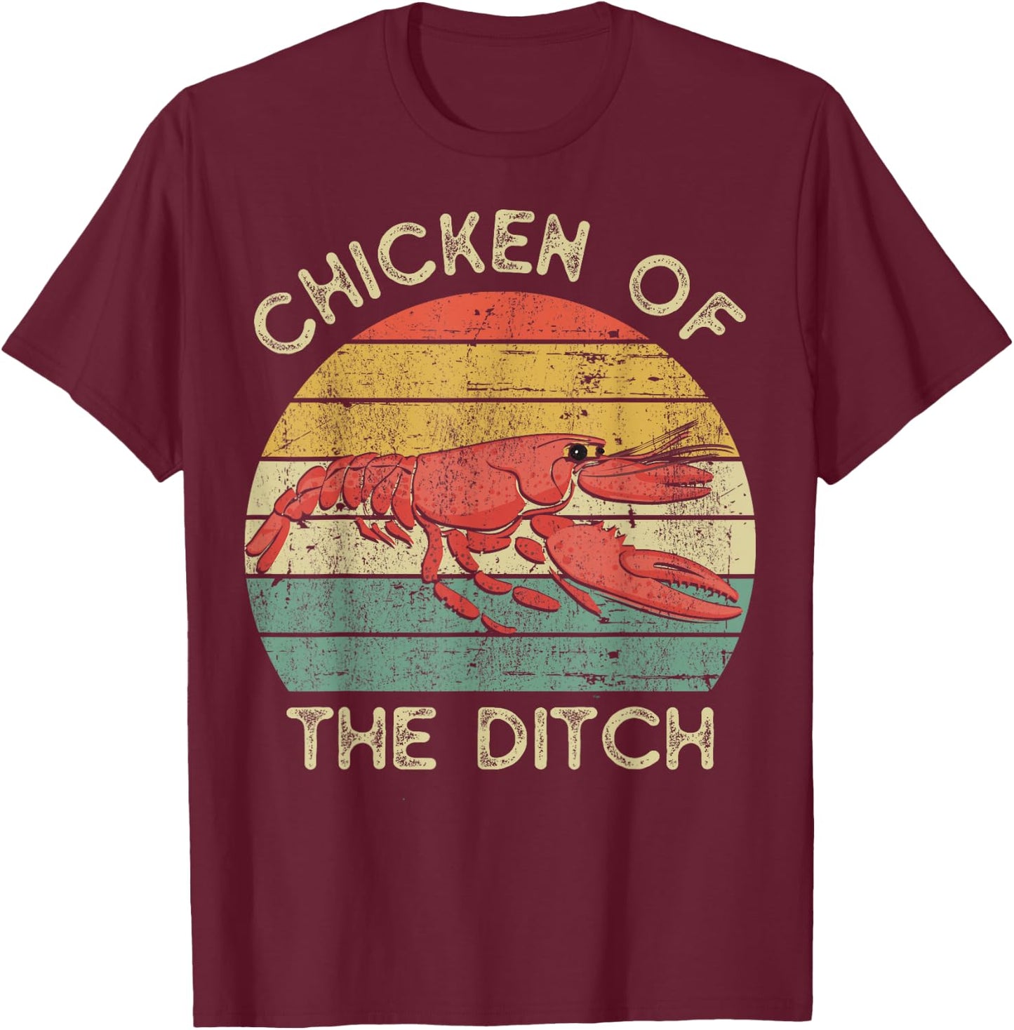 Louisiana State New Orleans Mardi Gras Chicken of the ditch T-Shirt - T-Shirt | Maroon