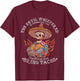 Skeleton The Devil Whispered I'm Coming For You T-Shirt - T-Shirt | Maroon