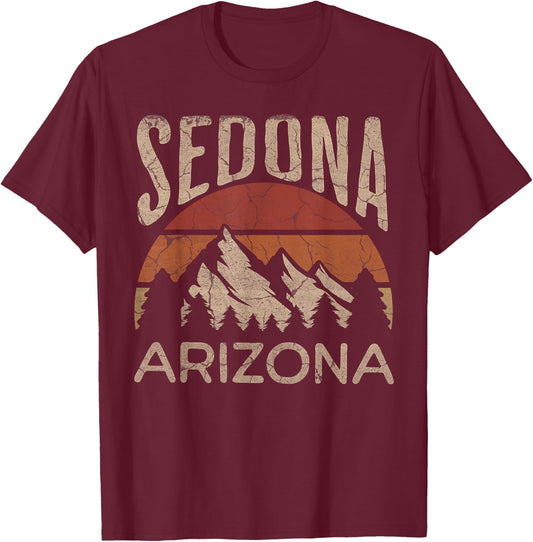 Sedona Arizona Nature Hiking Outdoors T-Shirt - T-Shirt | Maroon