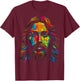 Pop Art Jesus Christ T-Shirt - T-Shirt | Maroon