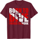 Born To Dive Forced To Work T-Shirt - T-Shirt | Maroon