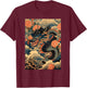 Vintage Dragon Japanese Graphic Art Retro Tattoo T-Shirt - T-Shirt | Maroon