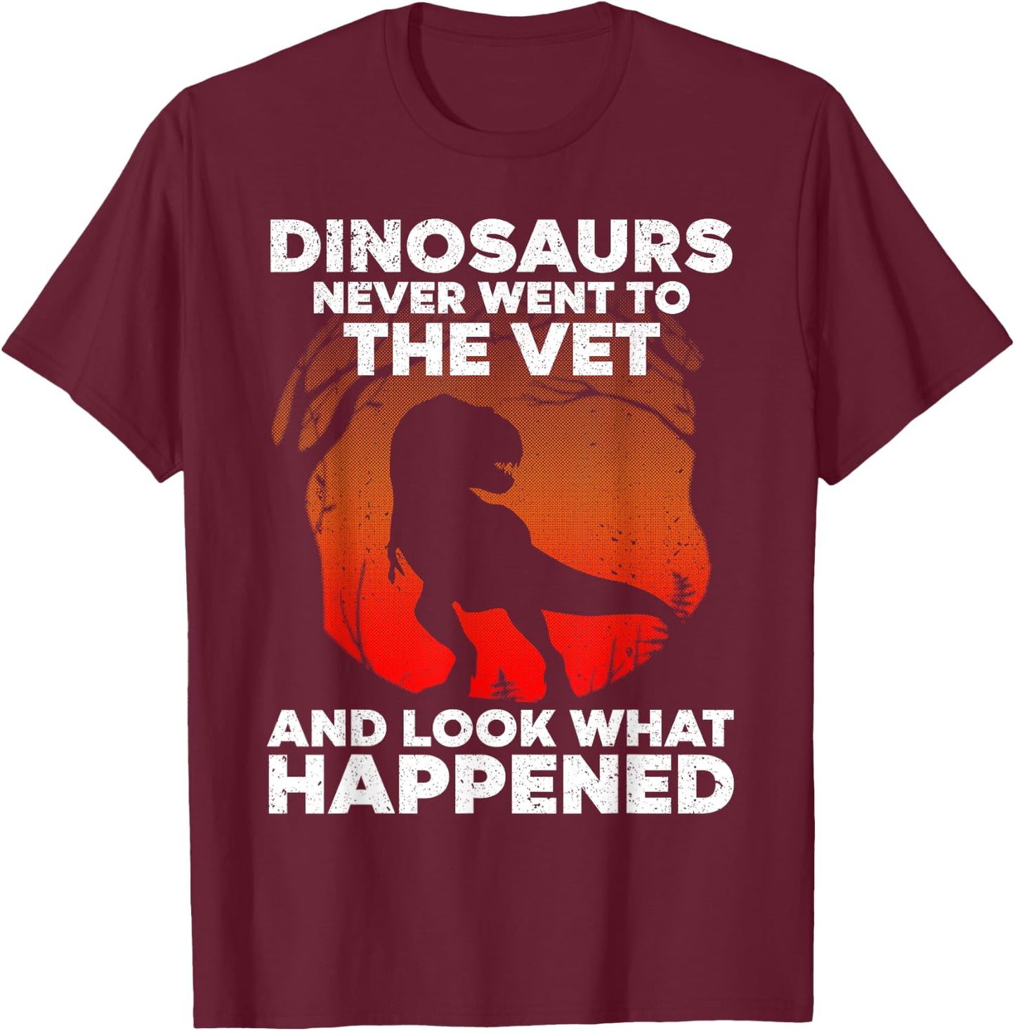 Funny Veterinary Art Women Kids Veterinarian Lovers T-Shirt - T-Shirt | Maroon
