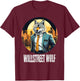 Funny best idea art cool Wallstreet Wolf T-Shirt - T-Shirt | Maroon