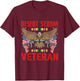 Desert Storm Operation Veteran American T-Shirt - T-Shirt | Maroon