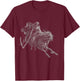 Gustave Dore Death on the Pale Horse T-Shirt - T-Shirt | Maroon