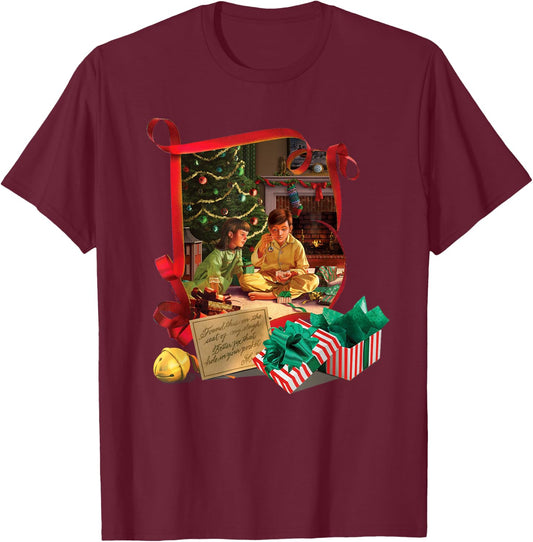 The Polar Express The First Gift Of Christmas Returned T-Shirt - T-Shirt | Maroon