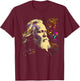 Pop Art Johannes Brahms Music Composer Piano T-Shirt - T-Shirt | Maroon