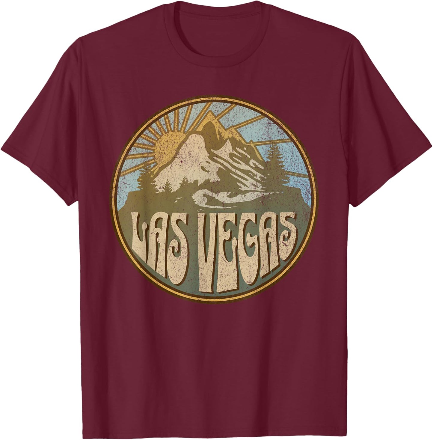 Las Vegas T-Shirt - T-Shirt | Maroon