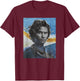Outer Banks Season 3 John B Mixed Media Collage Portrait T-Shirt - T-Shirt | Maroon