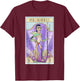 Rick & Morty Mr. Nimbus Tarot Card Sexy Pose Logo T-Shirt - T-Shirt | Maroon
