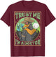 Horror Film Outfit For Film Festival Halloween Plague Doctor T-Shirt - T-Shirt | Maroon
