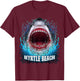 Myrtle Beach Great White Shark South Carolina Trip Vacation Women Kids T-Shirt - T-Shirt | Maroon