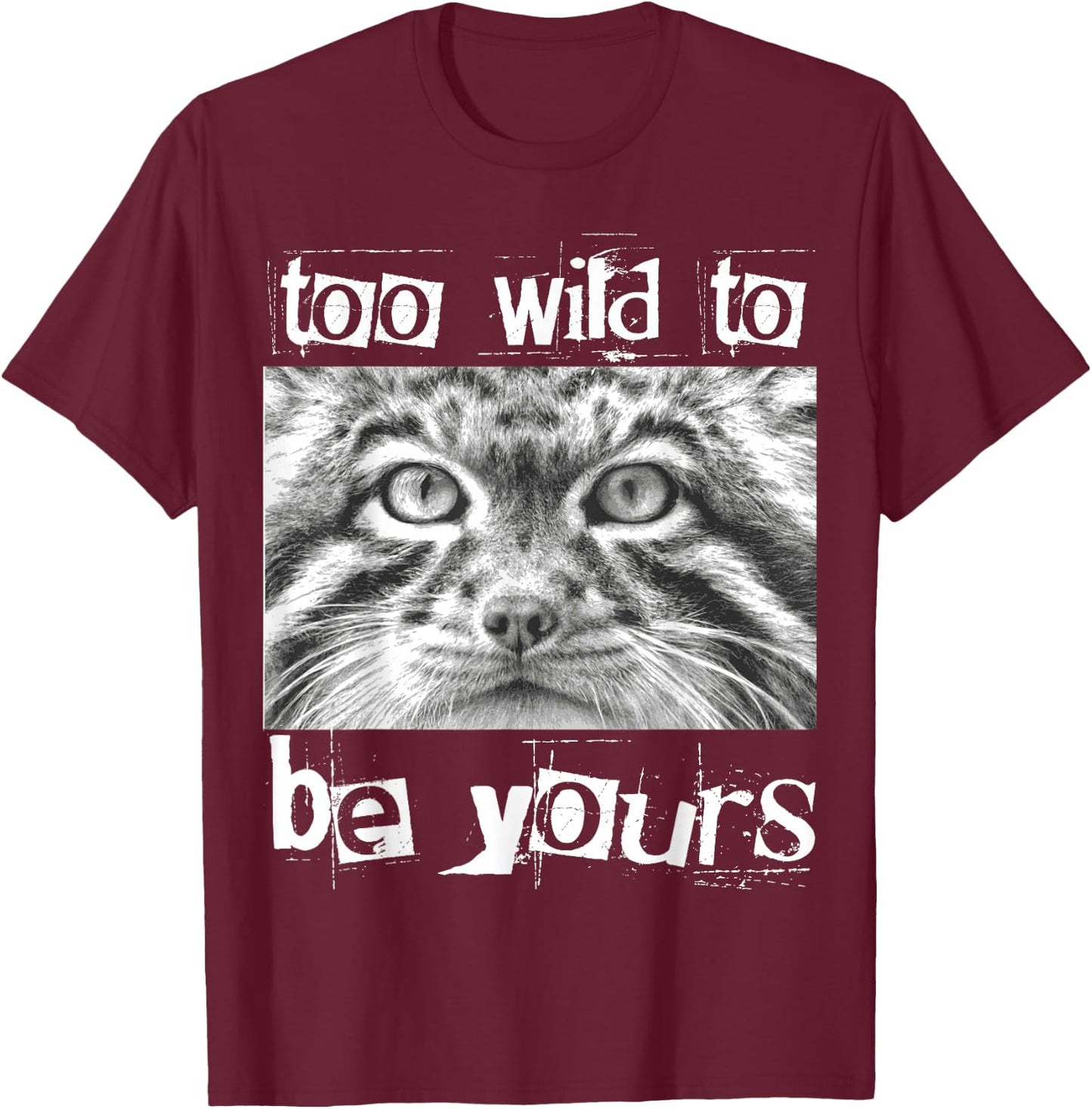 Pallas Cat Women T-Shirt - T-Shirt | Maroon