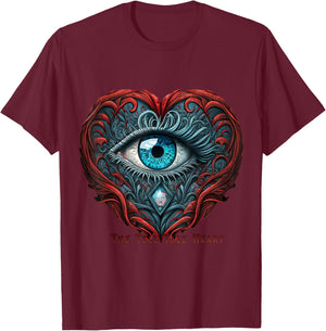 The Tell-Tale Heart by Edgar Allan Poe T-Shirt - T-Shirt | Maroon