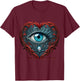 The Tell-Tale Heart by Edgar Allan Poe T-Shirt - T-Shirt | Maroon