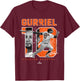 Number and Portrait Yuli Gurriel Houston MLBPA T-Shirt - T-Shirt | Maroon