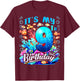 It's My 9th Birthday Boy Sea Fish Ocean Animals Aquarium T-Shirt - T-Shirt | Maroon