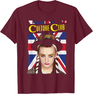 Culture Club – Union Jack T-Shirt - T-Shirt | Maroon