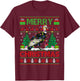 Condor Bird Lover Xmas Tree Ugly Santa Condor Christmas T-Shirt - T-Shirt | Maroon