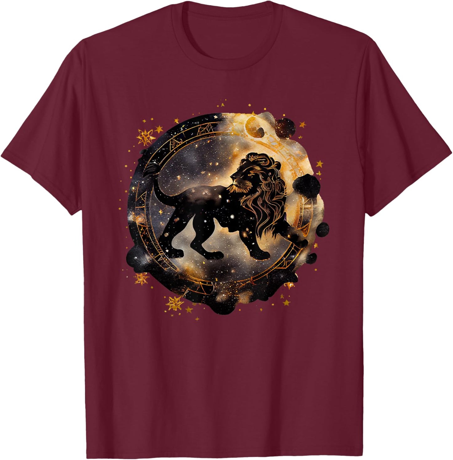 Astrology horoscope Zodiac Sign leo T-Shirt - T-Shirt | Maroon