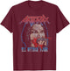 Anthrax – U.S Attack Tour T-Shirt - T-Shirt | Maroon