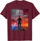 Star Wars Jedi: Survivor Cal Kestis BD-1 Game Poster Art T-Shirt - T-Shirt | Maroon