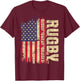 Rugby Blood Sweat Bruises - Rugby Player Coach Dad Mom T-Shirt - T-Shirt | Maroon