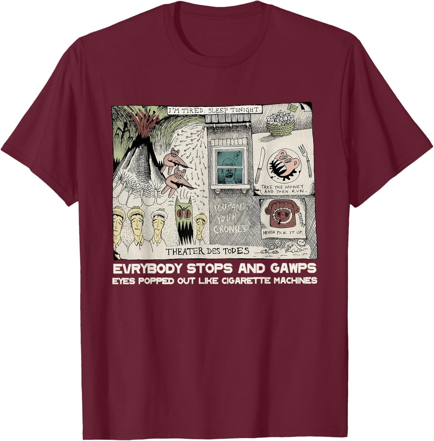 Classic Radio Music Rock 80s 90s Vintage Retro Radiomusic T-Shirt - T-Shirt | Maroon