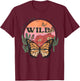 Leave Her Wild - Nature Lovers Western Southern Wild T-Shirt - T-Shirt | Maroon