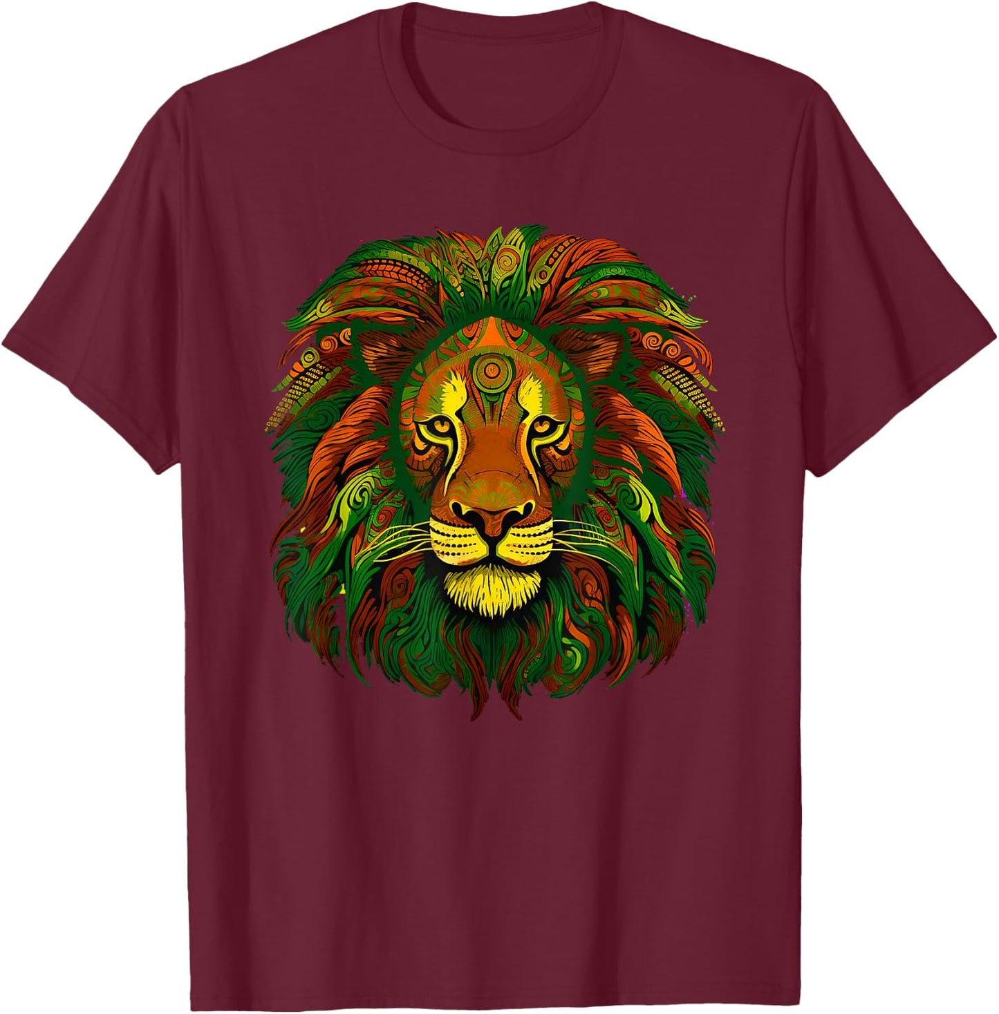 Cool LEO Awesome Lion Zodiac Birthday Sign Women Legend Crew T-Shirt - T-Shirt | Maroon