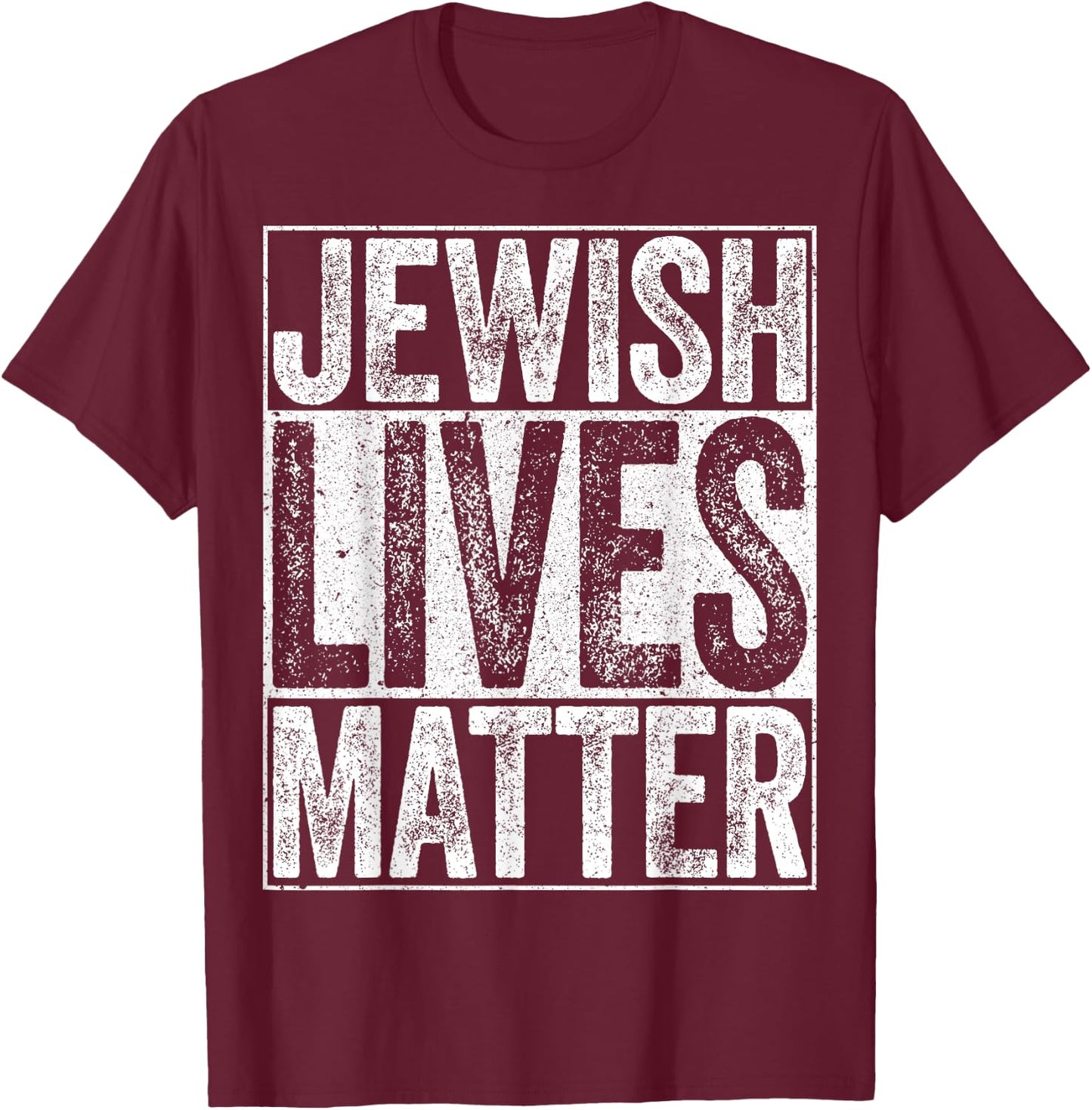 Jewish Lives Matter Shirt Men Women Kids Jews Support T-Shirt - T-Shirt | Maroon