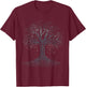 Binary Hacking Coding Software Programming Binary Code Tree Computer Science Technology Coder T-Shirt - T-Shirt | Maroon