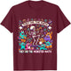 Skeleton Dancing They Did The Math They Did The Monster Math T-Shirt - T-Shirt | Maroon