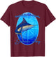 Saltwater Fishing Wrightsville Beach NC Offshore Fish Men Women Kids T-Shirt - T-Shirt | Maroon