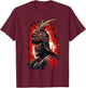 Skanderbeg Albanian National Hero Eagle Kosovo Albanian T-Shirt - T-Shirt | Maroon