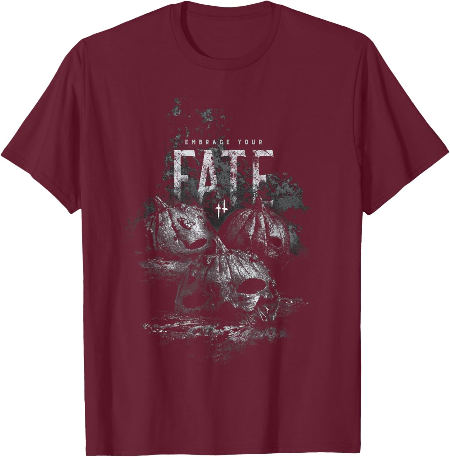 Hunt: Showdown Embrace Your Fate Halloween T-Shirt - T-Shirt | Maroon