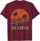 Huntington Beach T-Shirt - T-Shirt | Maroon