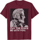Star Wars Vintage Obi-Wan Kenobi May the Force Be With You T-Shirt - T-Shirt | Maroon