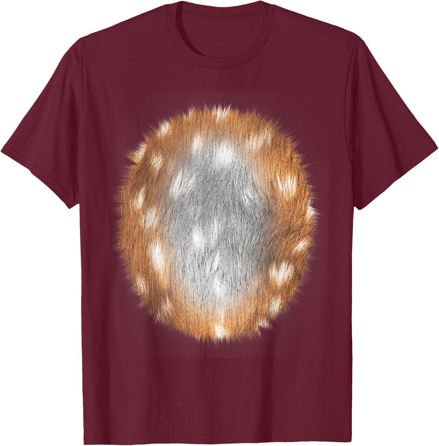 Deer In Headlights Animal Halloween DIY Costume Funny T-Shirt - T-Shirt | Maroon
